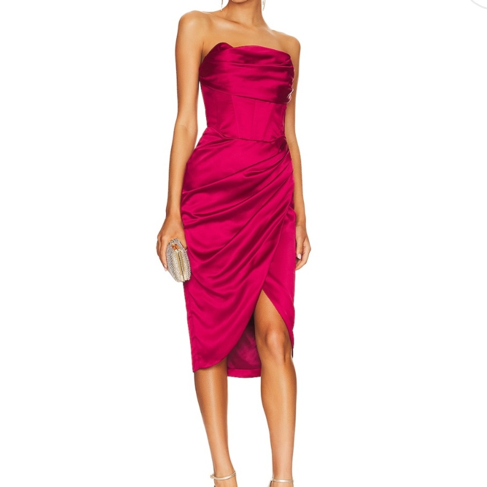 GORGEOUS corset Midi Dress Brand New